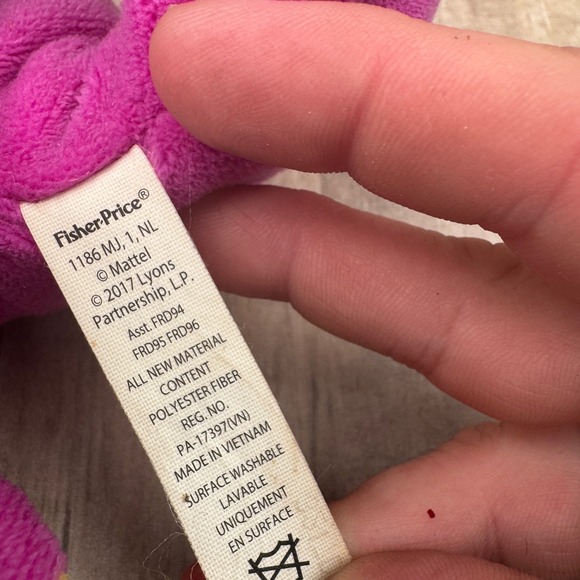 Fisher Price 10" Barney Plush I Love You - Picture 5 of 6